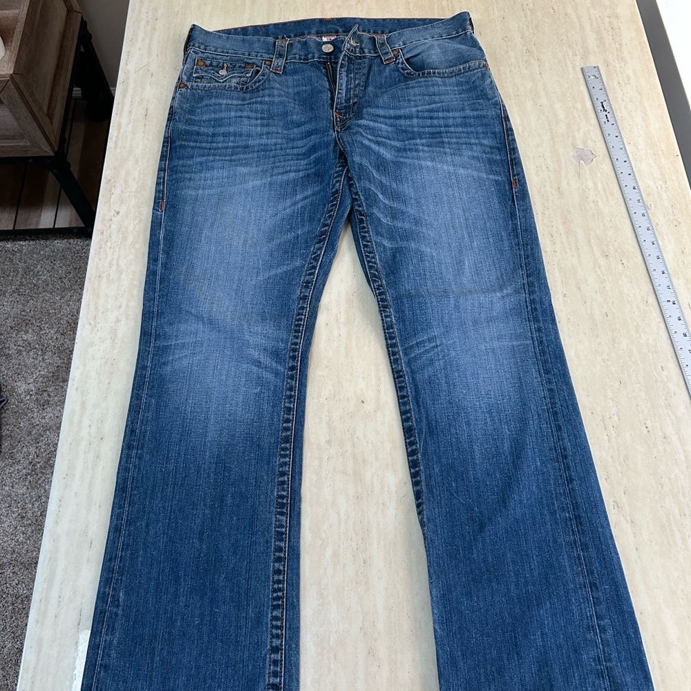 True Religion Blue Denim Jeans 36